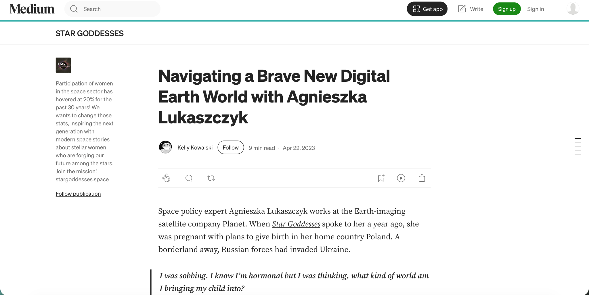Read more about the article Navigating a Brave New Digital Earth World with Agnieszka Lukaszczyk