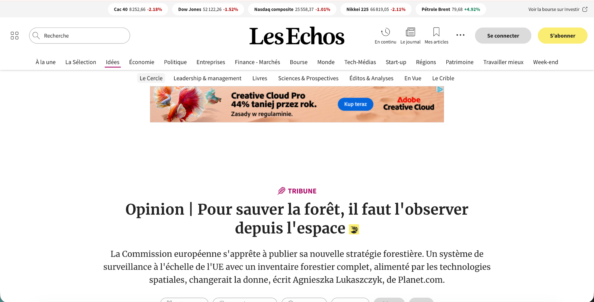 Read more about the article Pour sauver la forêt, il faut l’observer depuis l’espace